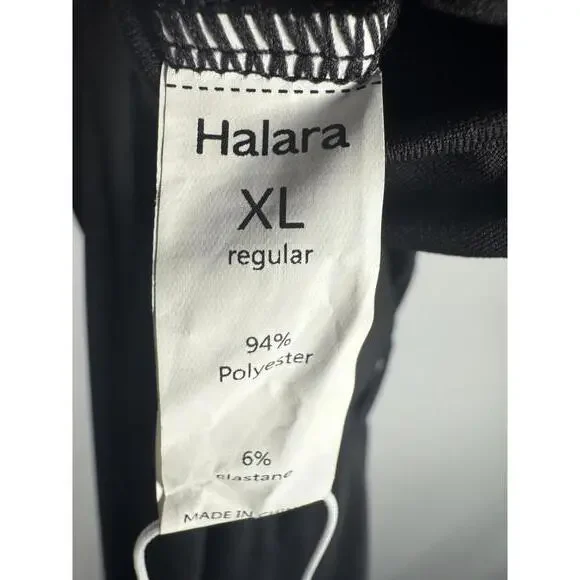 NWT Halara Jumpsuit V Neck Wide Leg Black XL - Picture 4 of 7